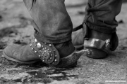 Cowboy's spurs at Sombrero Ranch, Craig, CO